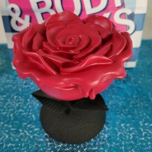 Bath  Body Dripping Rose Single Wick Candle Pedestal Halloween 2023